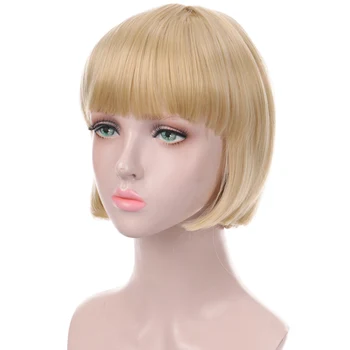 

MUMUPI synthetic wigs curly light brown black natural cute short blonde bob wig for white women cosplay wigs natural afro kinky