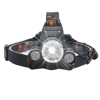 

Outdoor Camping Lightweight Climbing Headwear LED Headlamp Waterproof Multifunction Adjustable Angle Caving USB Rechargeable