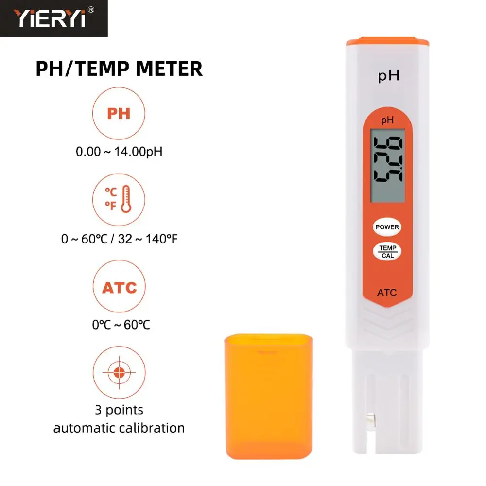 

1pcs ph-05 Newest Protable LCD Digital PH Meter Pen of Tester Aquarium Pool Water Wine Urine tds meter