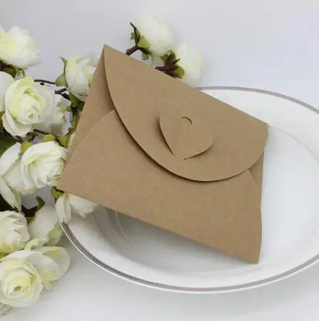 50 шт./лот крафт-бумага конверт мешок упаковка для одного CD - Цвет: 3