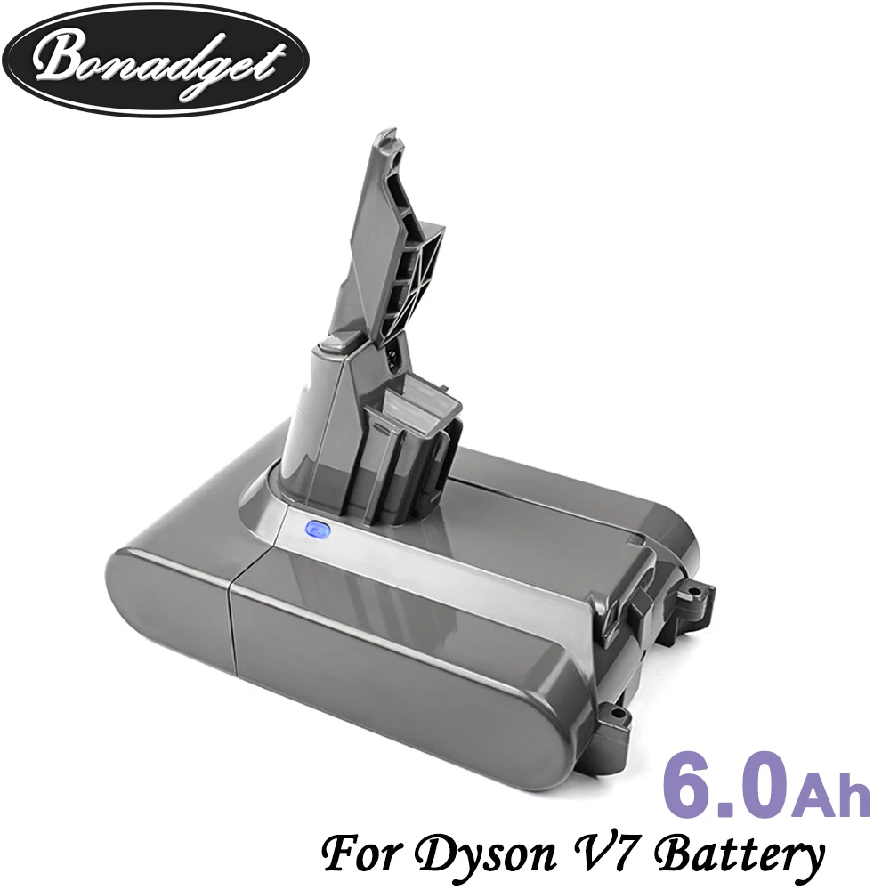 Литий ионные сменные батареи V7 Bonadget 21 6 в 6000 мАч для пылесоса Dyson 225403 заряжаемый
