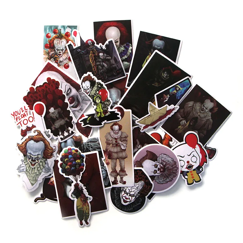 

LX372 24PCS The Film Graffiti Sticker PVC Suitcase Skateboard Laptop Piano Body Sticker