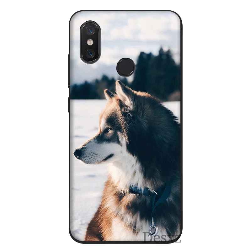 Чехол для телефона из ТПУ для Xiaomi Redmi 7 7A GO K20 S2 6 6A Pro 5 Plus 5A 5 4X 4A крышка игрушечная Лайка симпатичная собака-щенок - Цвет: B6