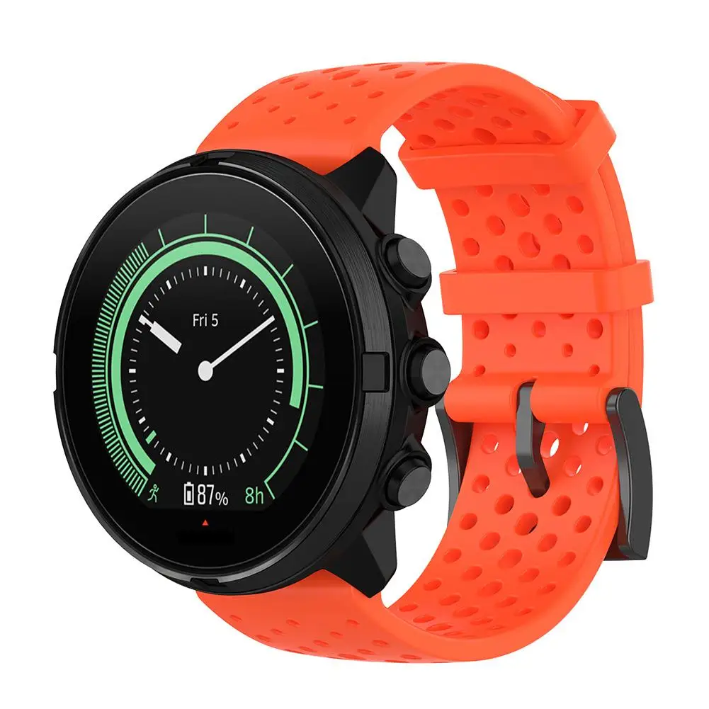 Silicone Replacement Strap For Suunto 9 Soft Watch Band Accessories For Suunto Baro Smart Watch 22MM Band