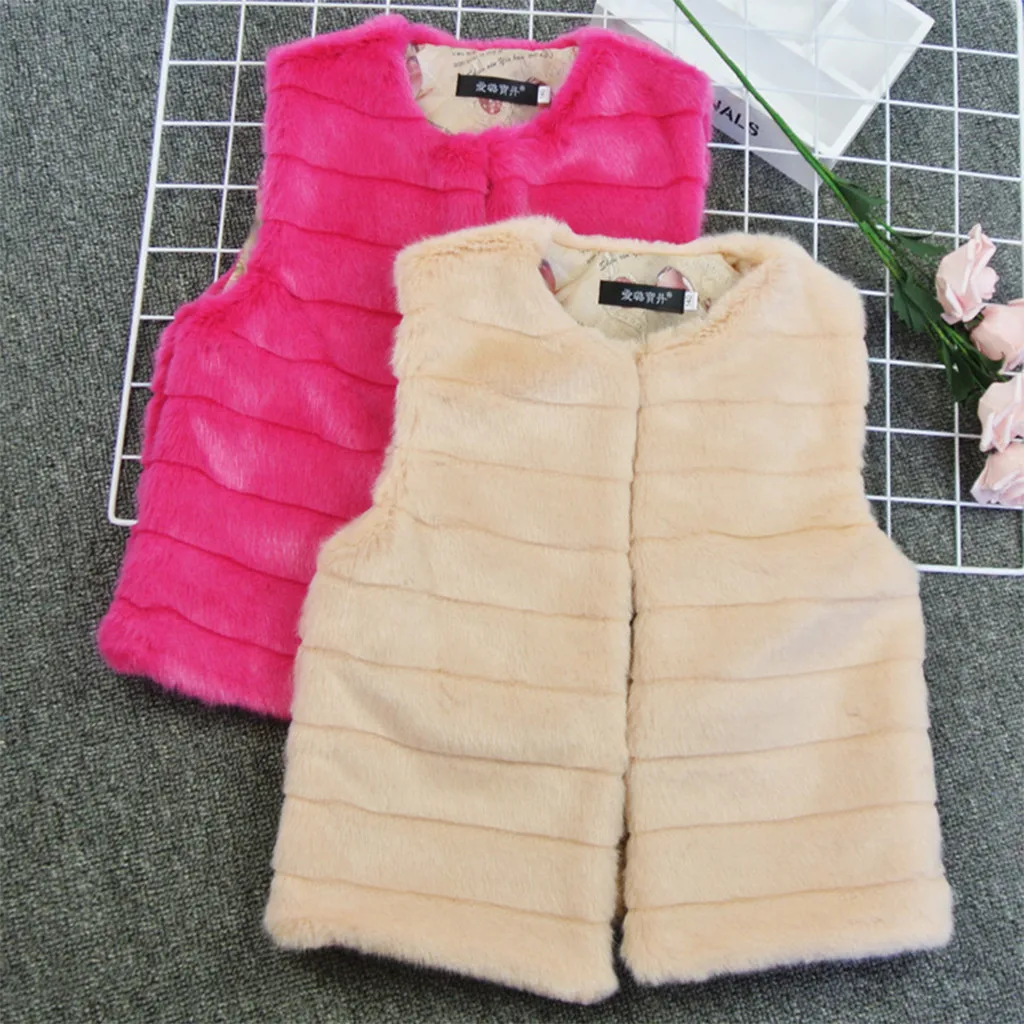kids clothes autumn Winter new Children Vest Shawl Sweater Vest Keep Warm Children's Wear winter Clothes Outfits new#N20