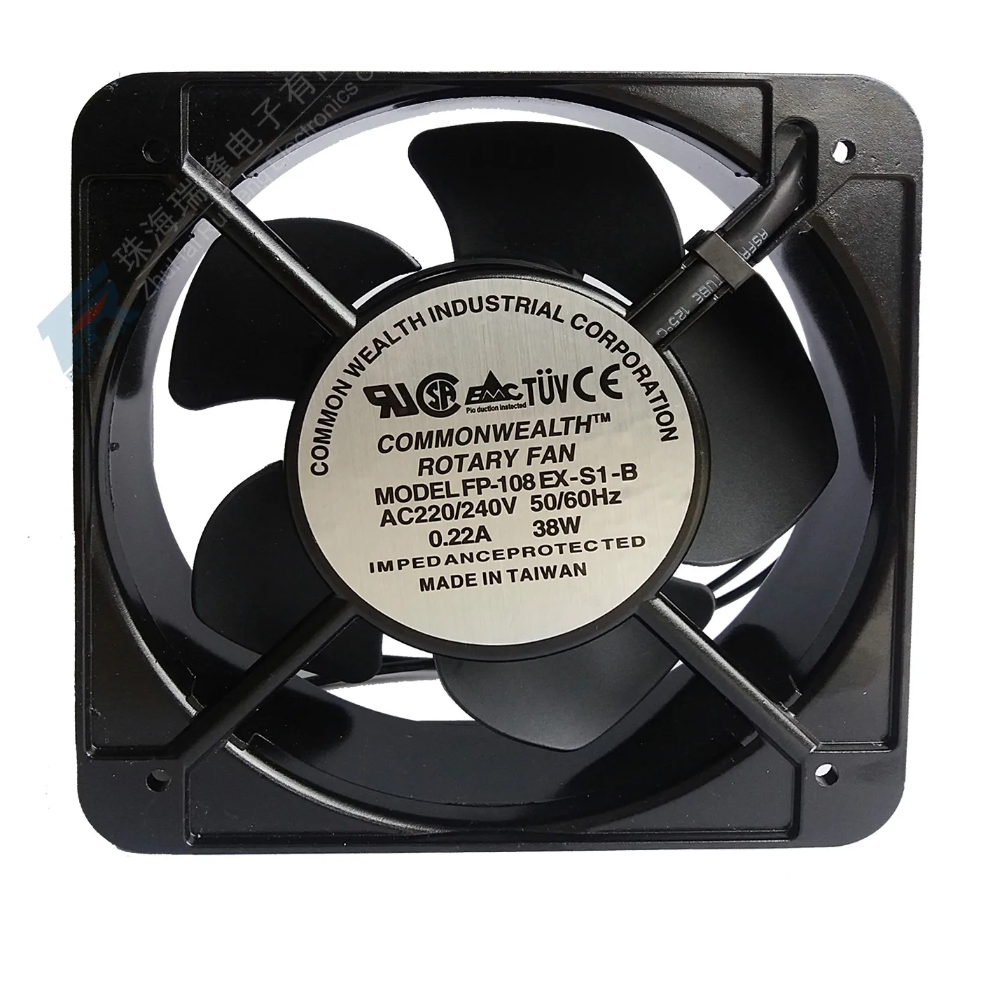 

150*150*50MM Bearing Double Ball 220v Cooling Fan Bearing Dedicated Axial Flow Cabinet for Ozone Resistance Rotary Fan