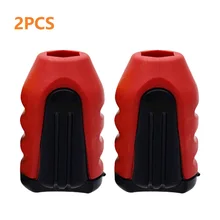 

2pcs Screwdriver Bit Magnetic Shank Screw Driver Plastic 2 in 1 Strong Ring Demagnetizer Easy Adsorb Metal Electric Screw Bit