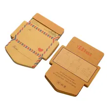 Enveloppes en papier Kraft rétro Vintage, Mini, mignon Kawaii, dessin animé, papeterie, lettre, cadeaux