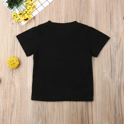 1-5Years Kids Child Baby Girls Boys Halloween Short Sleeve Tops Blouse T Shirt Clothes Costumes