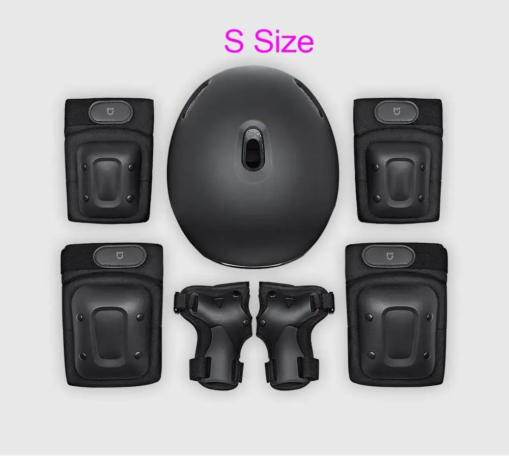 S size 2019Xiaomi Mijia велосипедный шлем наколенник налокотник ладонь защитное спортивное снаряжение ударопрочный SafetyXiomi Смарт для велосипеда Велоспорт Оборудование - Color: S size