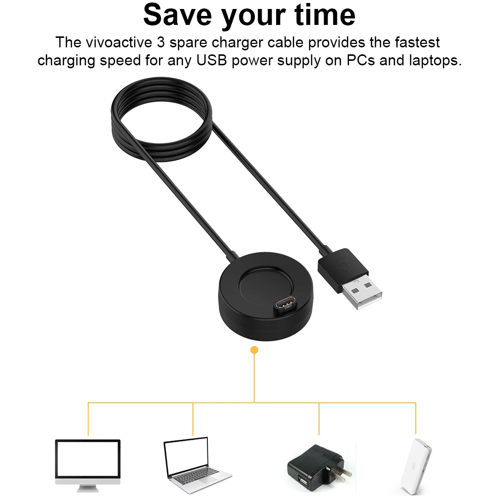 USB Зарядное устройство Док-станция для Fenix5 5S 5X зарядный кабель док-станция Подставка база для Fenix 6 6S 6X часы зарядный кабель база