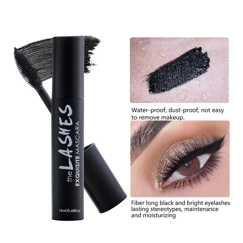 4D Silk Fiber Lash Mascara Waterproof 3D Mascara For Eyelash Extension Black Thick Lengthening Eye Lashes Makeup Cosmetics