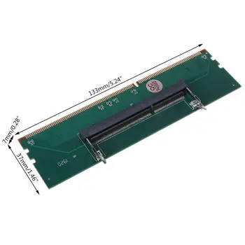 

DDR3 SO DIMM to Desktop Adapter DIMM Connector Memory Adapter Card 240 to 204P Desktop Computer Component Accessories