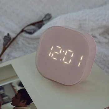 

Snooze Led Digital Cute Alarm Clock Smart Modern Multi Function Mini Alarm Clock Travel Wekker Kinderen Sleep Trainer New