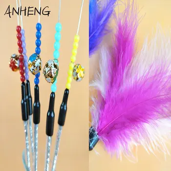 

Cat Toys Tease Cat Stick with Bell Sent In Random Color Pet Toy For Cats