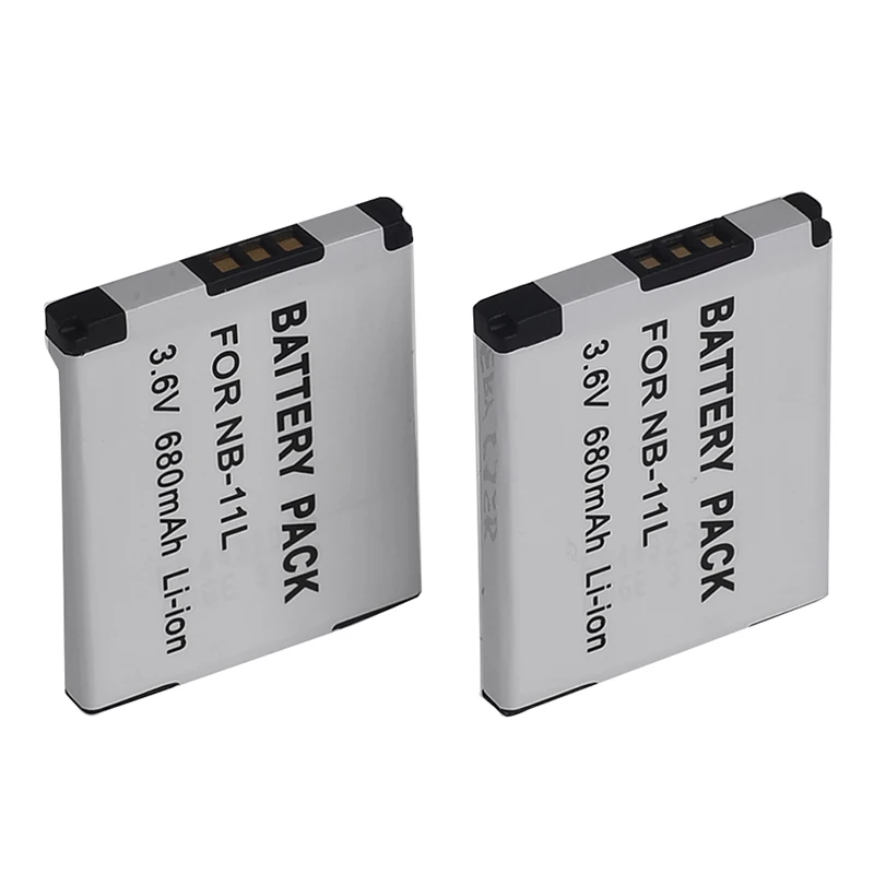 2X Батарея для Canon NB-11L IXUS125 HS 240 HS140 HS A4000 A350