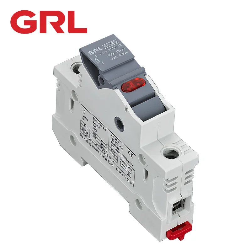 GRL 2 шт. AC RT18X-32 держатель плавкого предохранителя Fusibles базовый блок индикатор