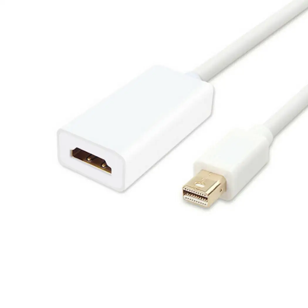 Mini display port DP to HDMI адаптер Male(Female) кабель питание от источника. Для Macbook(мужской