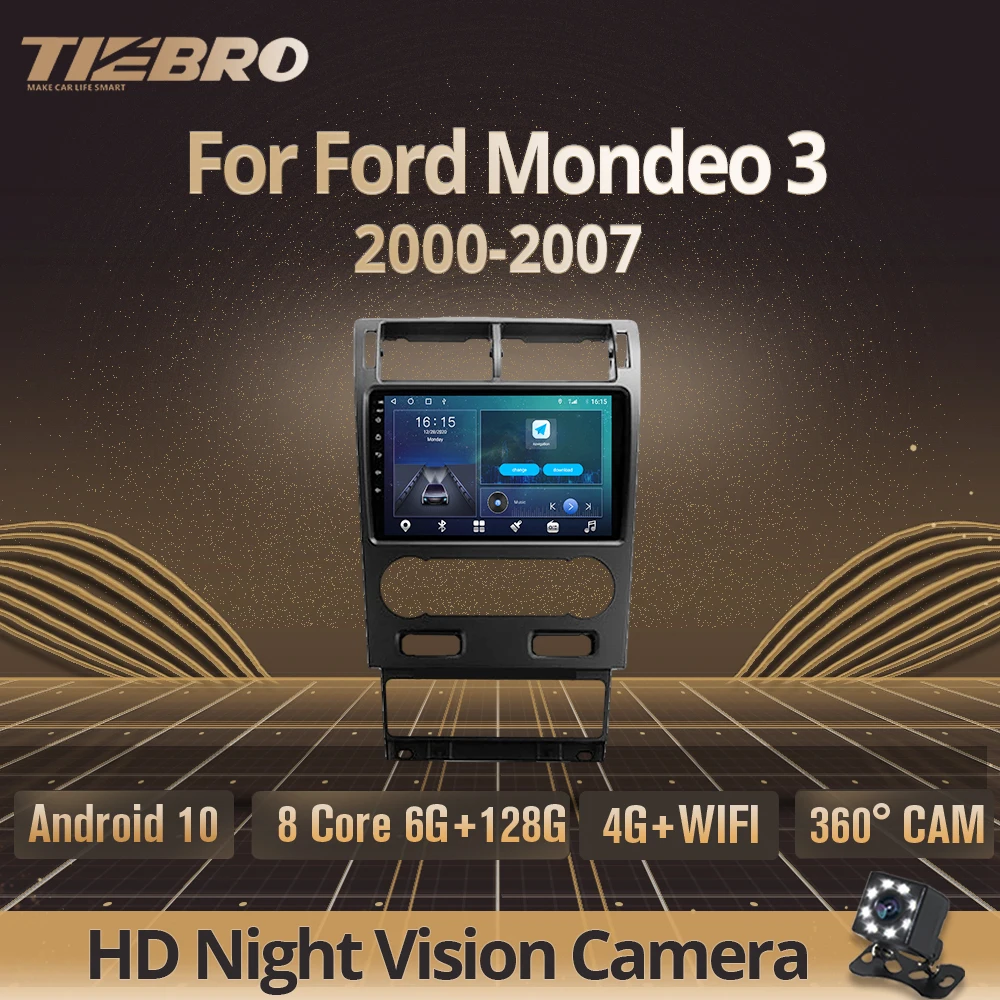 Автомагнитола 2DIN для Ford Mondeo 3 2000-2007 GPS-навигация стерео-приемник автомагнитола DSP