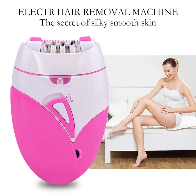 Depiladora eléctrica recargable potente para mujer, máquina de depilación  Facial, piernas, cuerpo, Bikini - AliExpress