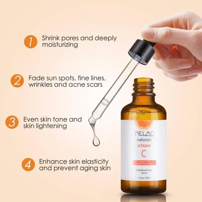 30ML Natural Vitamin C Serum Liquid Hyaluronic Acid Essence Moisturizng Anti Aging Anti Wrinkle Serum for Skincare TSLM2 30ML Natural Vitamin C Serum Liquid Hyaluronic Acid Essence Moisturizng Anti Aging Anti Wrinkle Serum for Skincare TSLM2