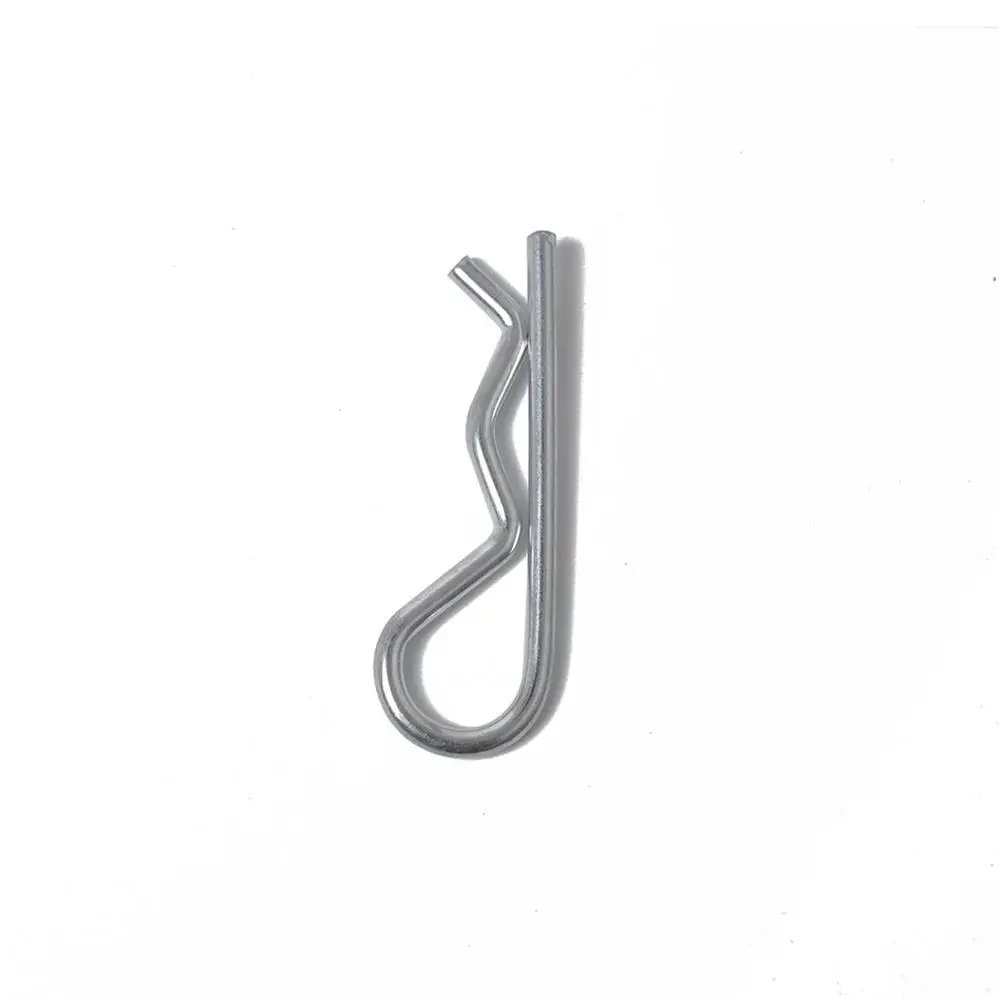 100PCS Zinc Plated Hair Pin Hitch Retaining R Clip Lynch Cotter Spring Assorted Kit Split Cotter Pins Kit Set Fastener Pins