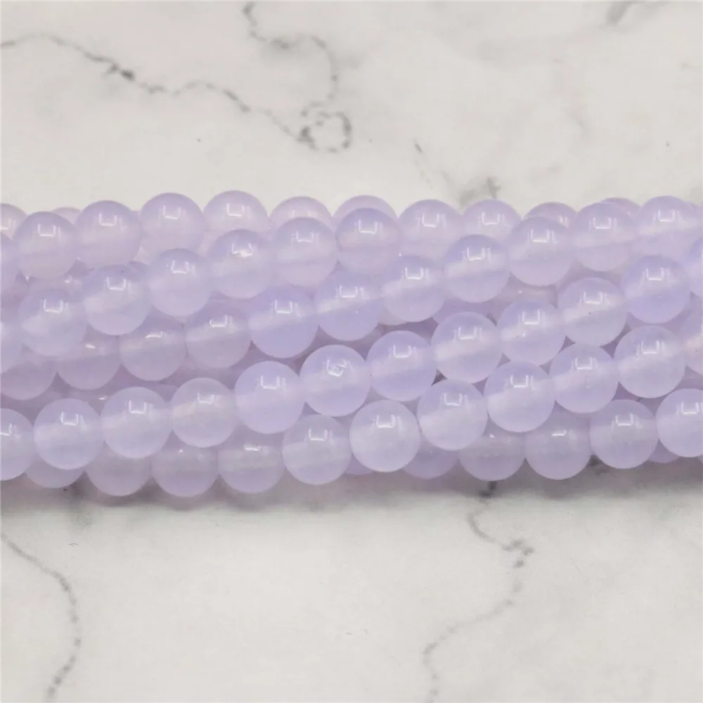 Natural Stone 6-12mm Purple Alexandrite Round Loose Beads Fashion Jewelry Making Design Hand Made Ornaments 15'' Wholesale Price |