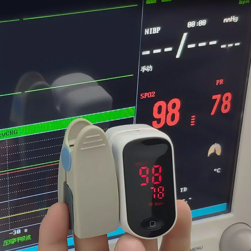 New Shelf Monitor Finger-type Blood Oxygen Meter Pulse Oximeter Blood Oxygen Pulse Oximeter