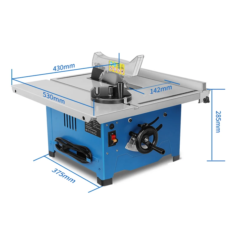 8-Inch Household Miniature Woodworking Table Saw Electric Multi-Function Precision Dust-Proof Decoration Cutting Machine woodworking table saw