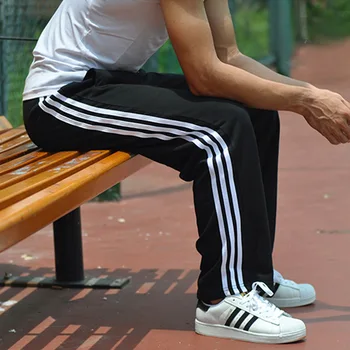 Mens Casual Sports Pants Loose Version Fitness Running Trousers Summer Workout Pants Sweatpants 2