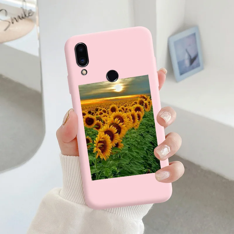 For Meizu note 9 Protective Shell Silicone Soft Shell Phone Case Candy Color Case Fashion Silicone Color Chrysanthemum meizu phone case with stones lock Cases For Meizu