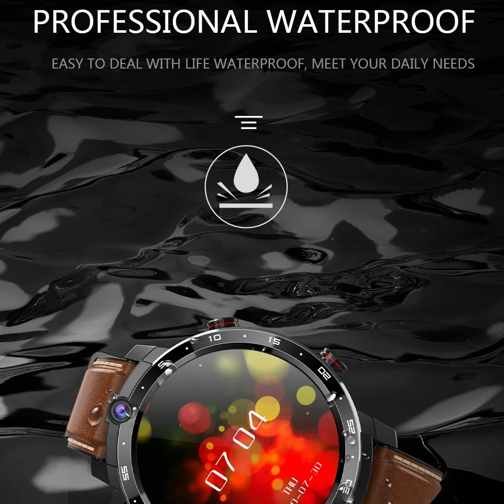 LEMFO LEM12 PRO Smart Watch 4G + 64G андроид 10 Беспроводной проекции 400*400 Разрешение 1 6 дюймов GPS