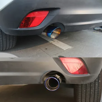 

Car Body Muffler Exterior End Pipe Outlet Dedicate Stainless Steel Exhaust Tip Tail For Mazda CX-5 CX5 2012 2013 2014 2015 2016