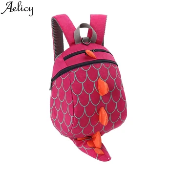 

Aelicy 2019 3D Cartoon Plush Children Backpacks Kindergarten Schoolbag Animal Kids Backpack Dinosaur Shoulder Backpack Bags