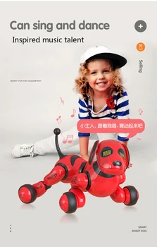 

Robot Dog Electronic Pet Intelligent Dog Robot Toy 2.4G Smart Wireless Talking Remote Control Kids Gift For Birthday Christmas