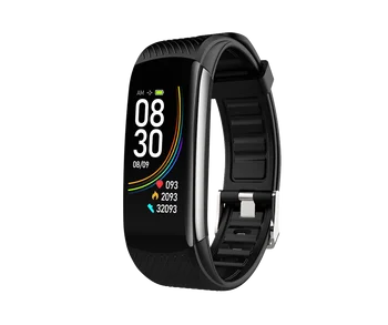 

C6T Smart Watch Heart Rate Blood Pressure Sleep Monitoring Bluetooth Exercise Wristbands Body Temperature Detection Bracelet