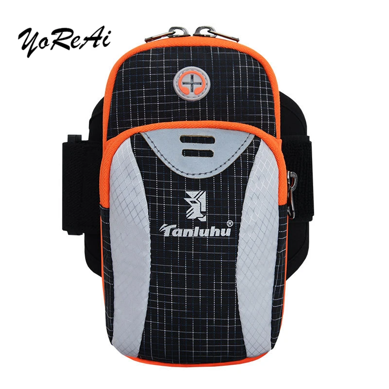 

YoReAi Waterproof Sports For 6 Inch Mobile Phone Arm Band Hand Holder Cover Case Gym Outdoor Sport Running Pouch Armband Bag