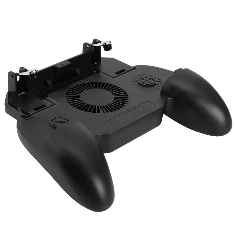  SR PUBG Game Controller Cooler Joystick Trigger Button Gamepad for iOS Android Posterior Retractabl