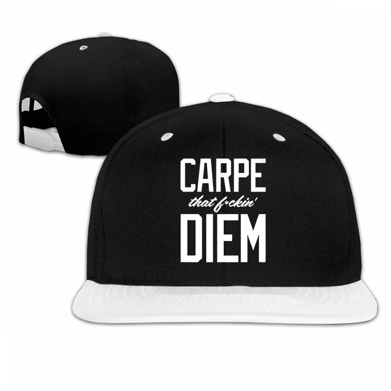 Carpe Diem бейсбольная кепка для мужчин и женщин, Кепка-Дальнобойщик, модная Регулируемая Кепка - Цвет: 5-White