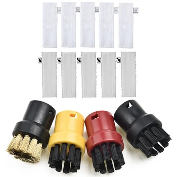 

Muli-Purpose Universal Steam Cleaning Kit Round Velvet Steak Cleaning Brush For Karcher SC1 SC2 SC3 SC4 SC5 SC7 Vacuum Cleaner