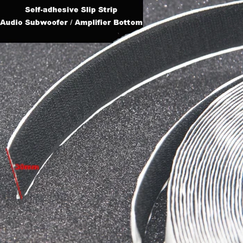 

1 Meter Car Speaker Wooden Box Subwoofer Amplifier Bottom Anti-slip Fixed Velcro Strip Adhesive Magic Tape Sticks