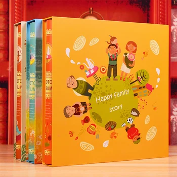 

Creative Simple Photo Album Paper Crafts Handmade Baby Child Marriage Albums Sheets For 6 Inch Photo Suit Different Size Photo