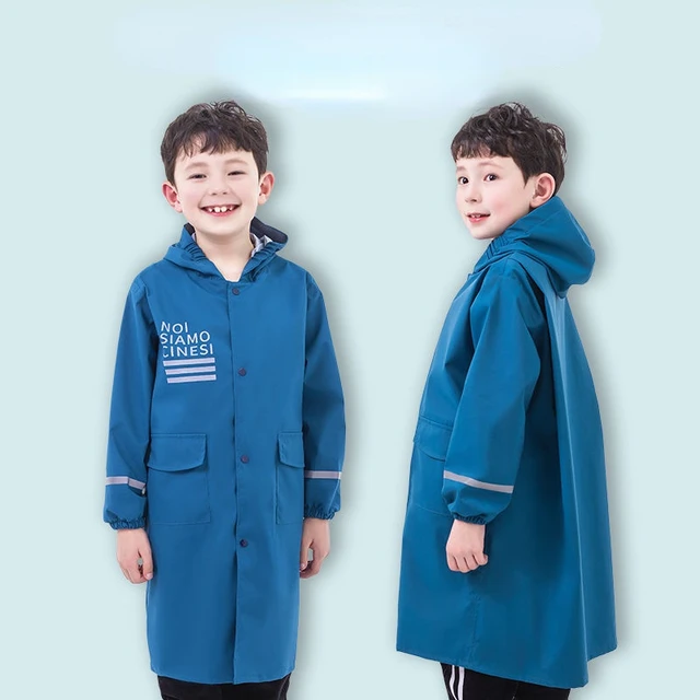 Kinder Regenmantel Jungen Grundschüler Extra Dicke Band Schul Sitz Poncho -  AliExpress