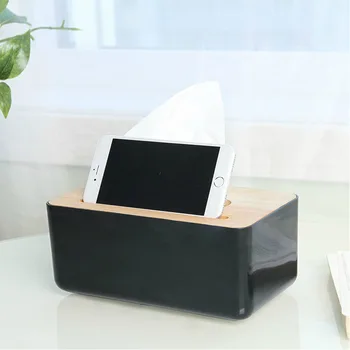 

Solid wood towel box Multifunction car car toilet napkin paper plastic paper box. European wood
