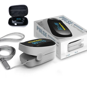 

Pulse Oximeter Portable Fingertip Blood Pulse Oximeter Heart Rate Monitor Fingertip Pulse Oximeter with Case OLED LED Display