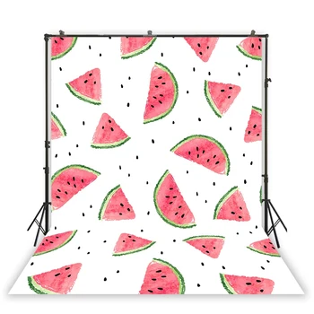 

HUAYI watermelon back drop summer photographic booth fruit themed decoration used to decorate the birthday party XT-7138