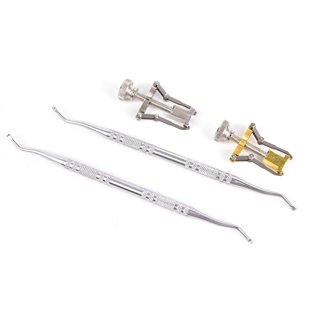 Маникюрный педикюрный фиксатор из нержавеющей стали 1 комплект|Инструмент для