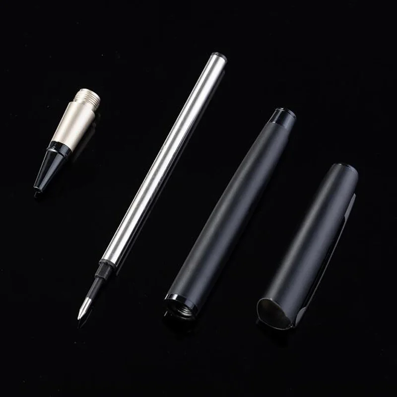 Brand New 07 Metal Ball Point Pen Matte Black Signature Ink Pens Business Office School Supplies Writing