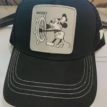 Новая вышитая бейсбольная Кепка-тракер бейсболка Регулируемая Новая бейсбольная кепка Микки