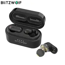 [Dual Dynamische Driver] Blitzwolf BW-FYE7 TWS bluetooth 5.0 In-Ear Oortelefoon Bass Stereo Bilaterale Oproep Oordopjes True Draadloze Koptelefoon beste Muziek Headset Hoofdtelefoon Handsfree met Opladen Doos(China)
